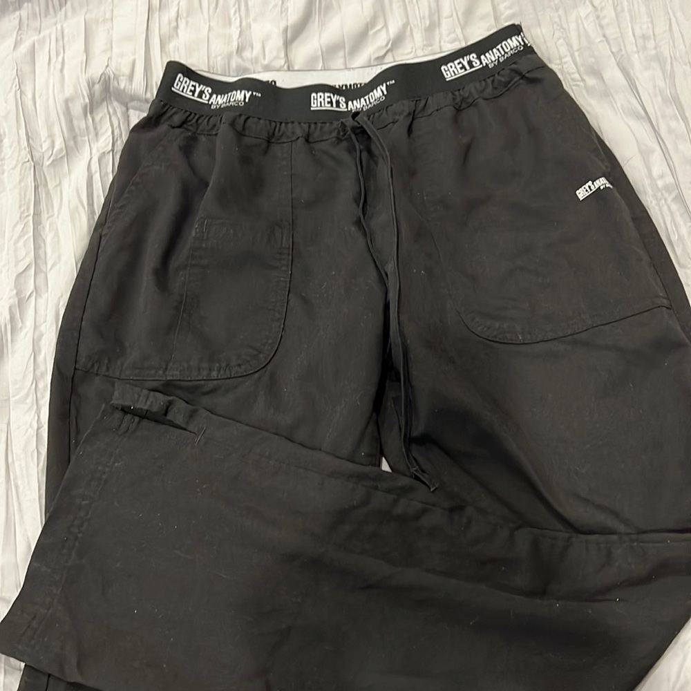 Greys Anatomy Black scrub pants